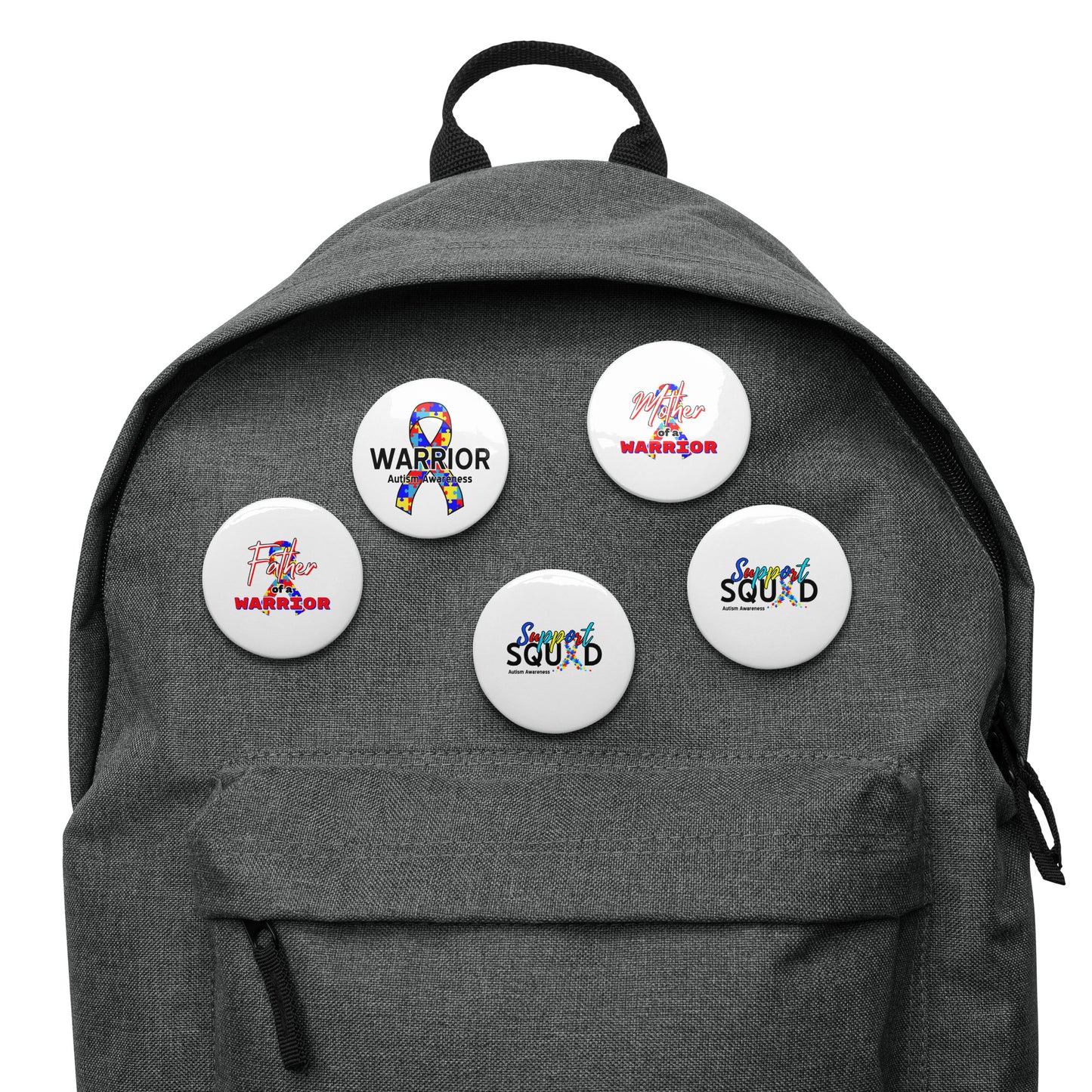 Autism Awareness Pin Button Set