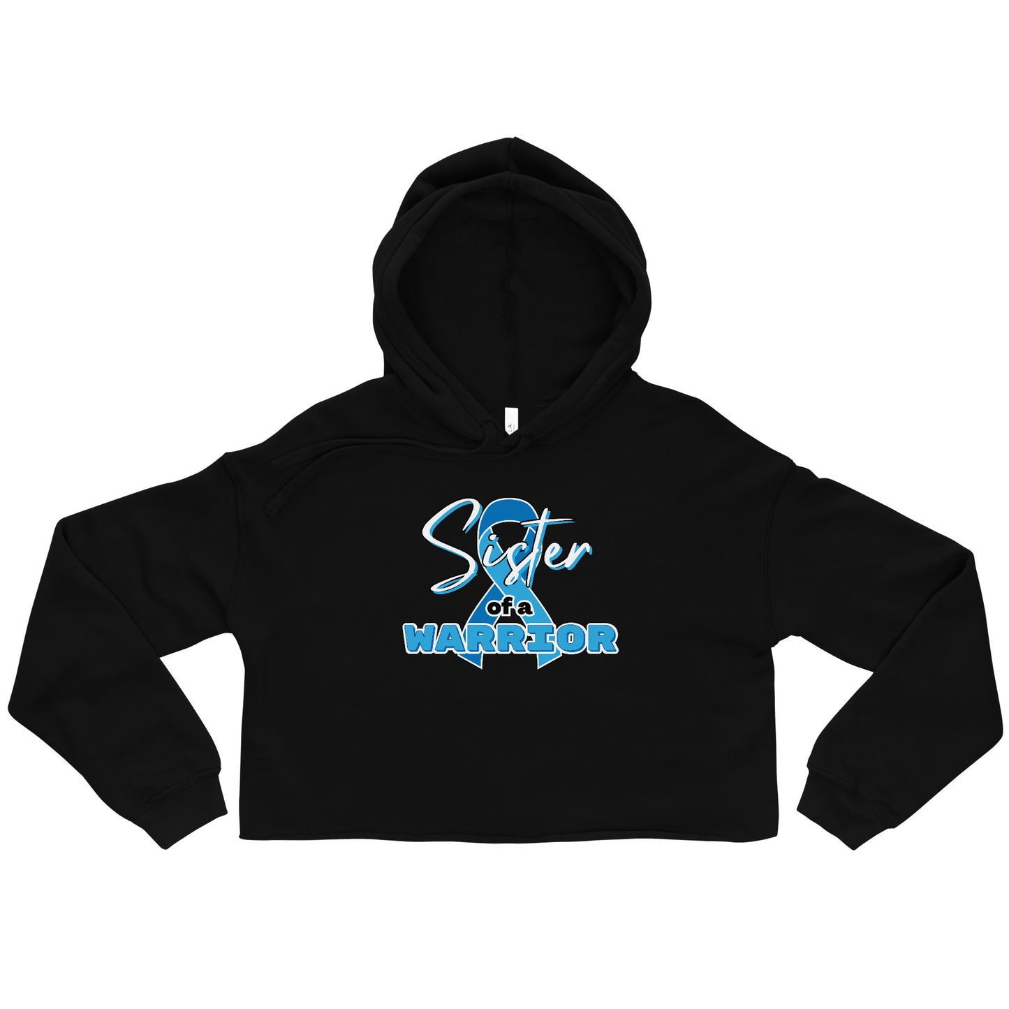 Hydrocephalus Sister of a Warrior Crop Hoodie
