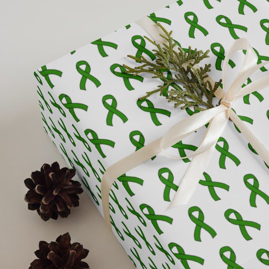 Cerebral Palsy Awareness Ribbon Wrapping Paper Sheets