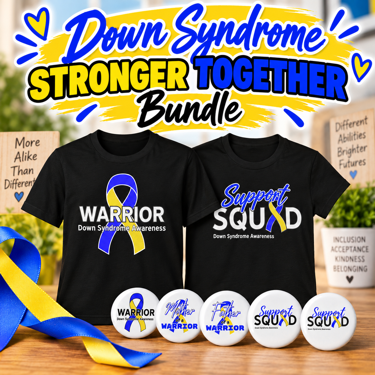 Down syndrome Stronger Together Adult Bundle