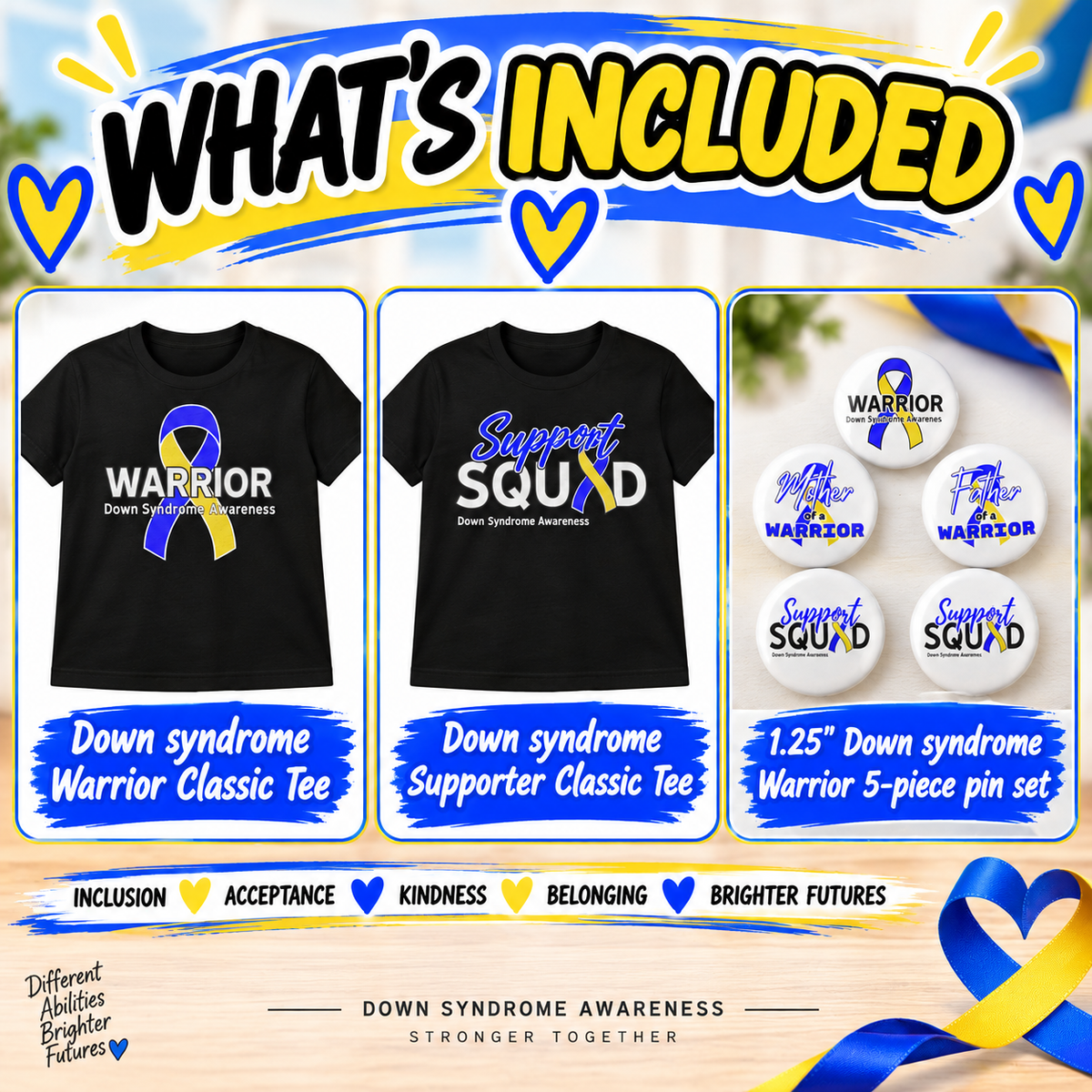 Down syndrome Stronger Together Adult Bundle