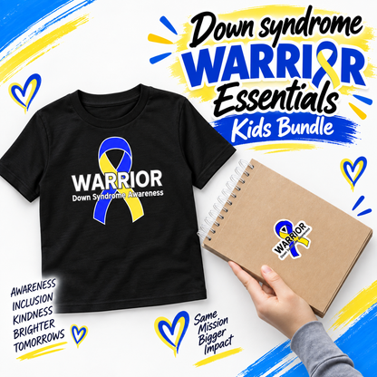 Down syndrome Warrior Essentials Kids Bundle