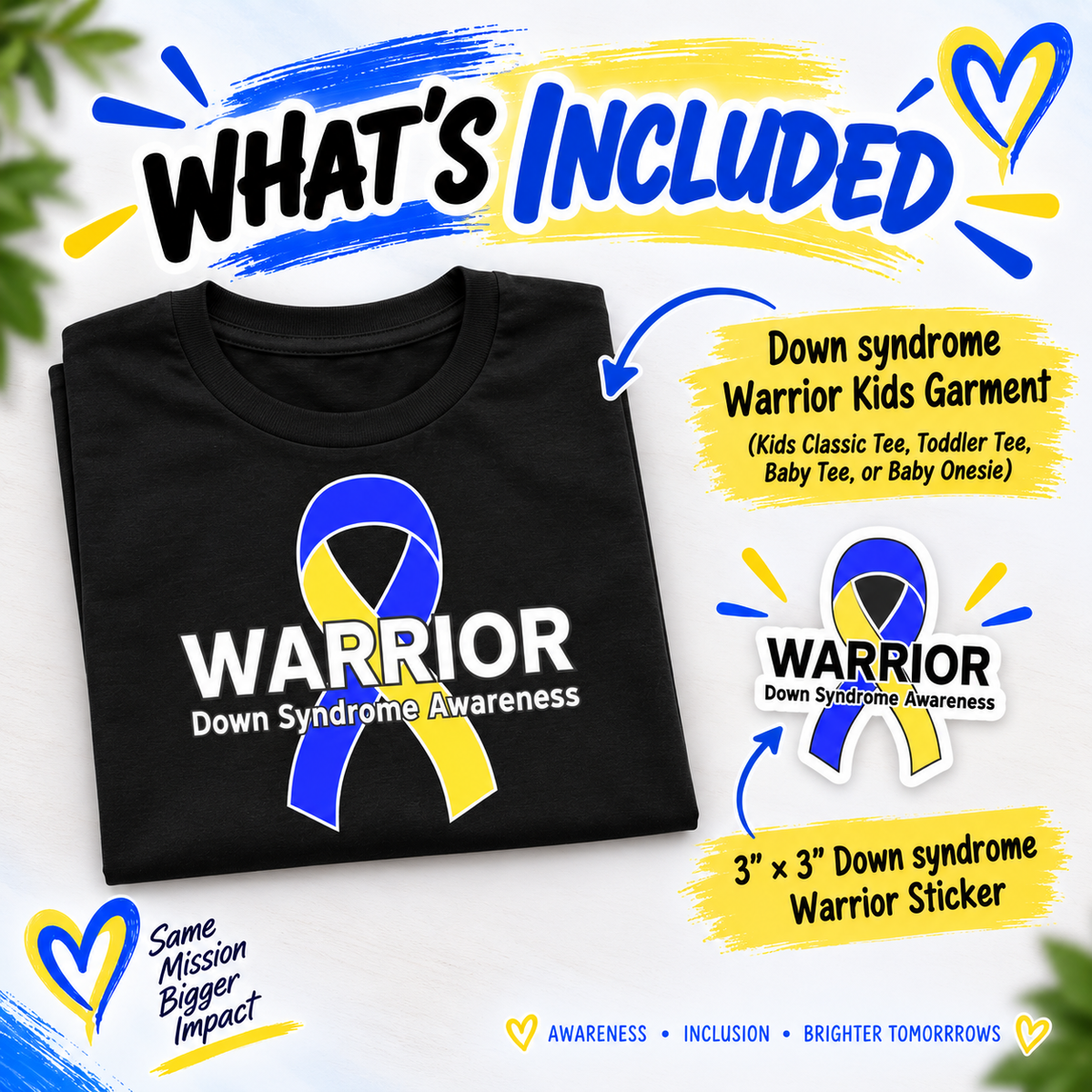 Down syndrome Warrior Essentials Kids Bundle