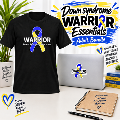 Down syndrome Warrior Essentials Adult Bundle