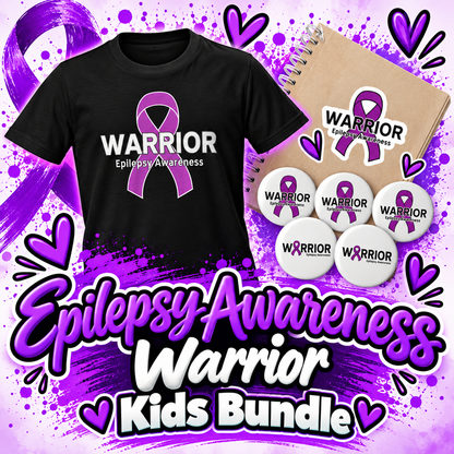 Epilepsy Awareness Warrior Kids Bundle