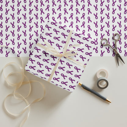 Epilepsy Awareness Ribbon Wrapping Paper Sheets