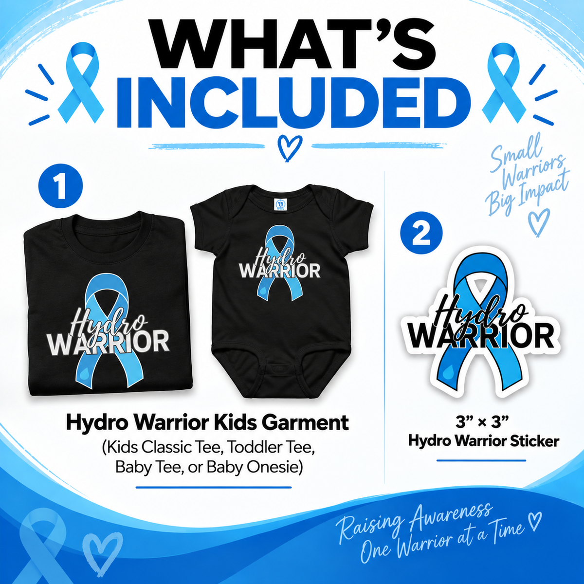 Hydrocephalus Warrior Essentials Kids Bundle