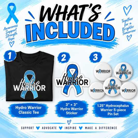 Hydrocephalus Awareness Warrior Adult Bundle