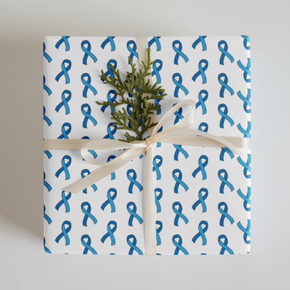Hydrocephalus Awareness Ribbon Wrapping Paper Sheets