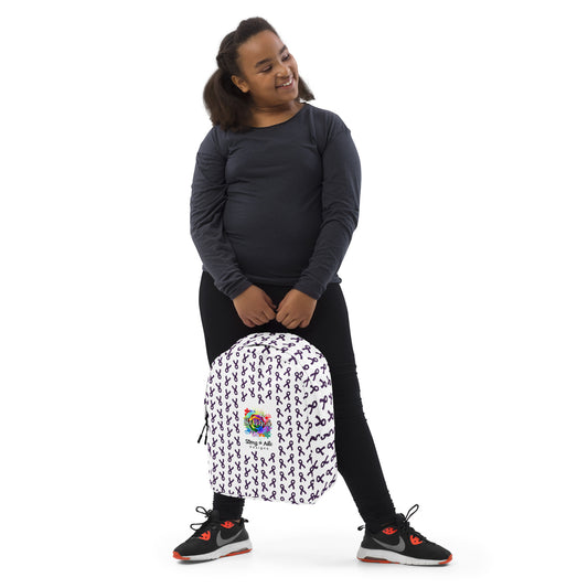 Epilepsy Awareness Ribbon Backpack