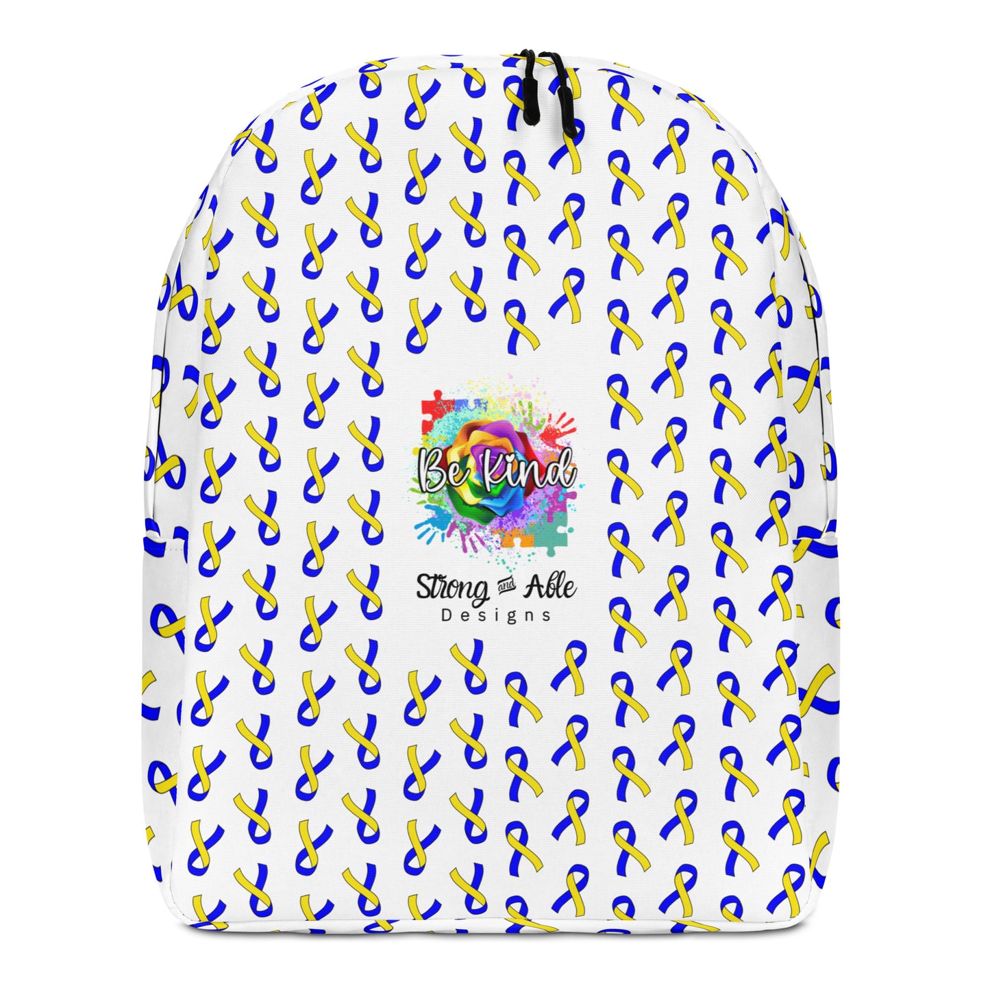 Down syndrome Awareness Ribbon Backpack