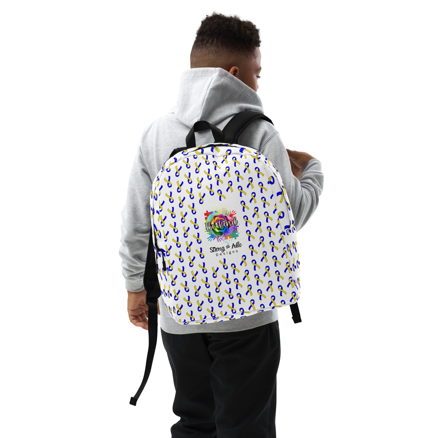 Down syndrome Awareness Ribbon Backpack