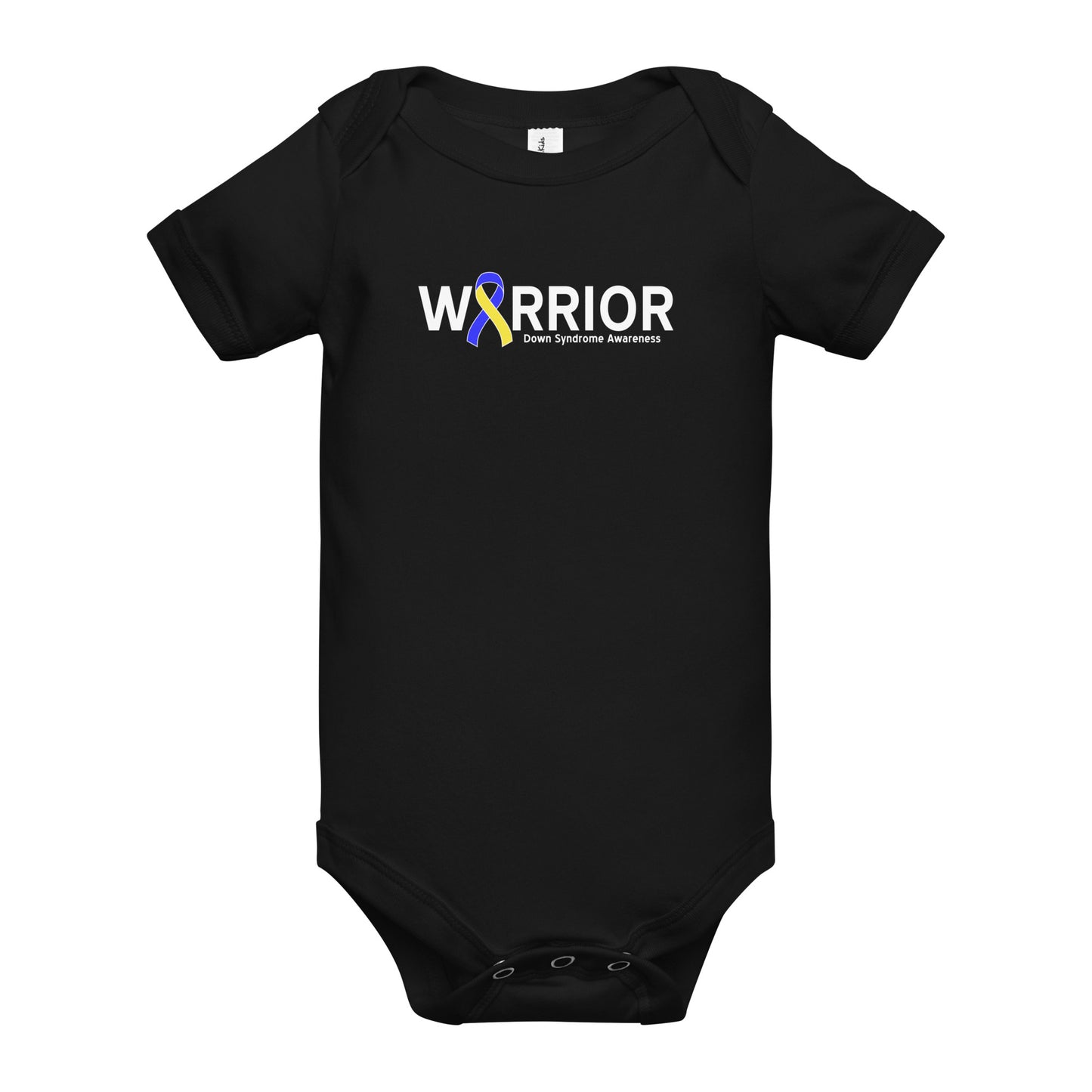 Down syndrome Warrior I Onesie