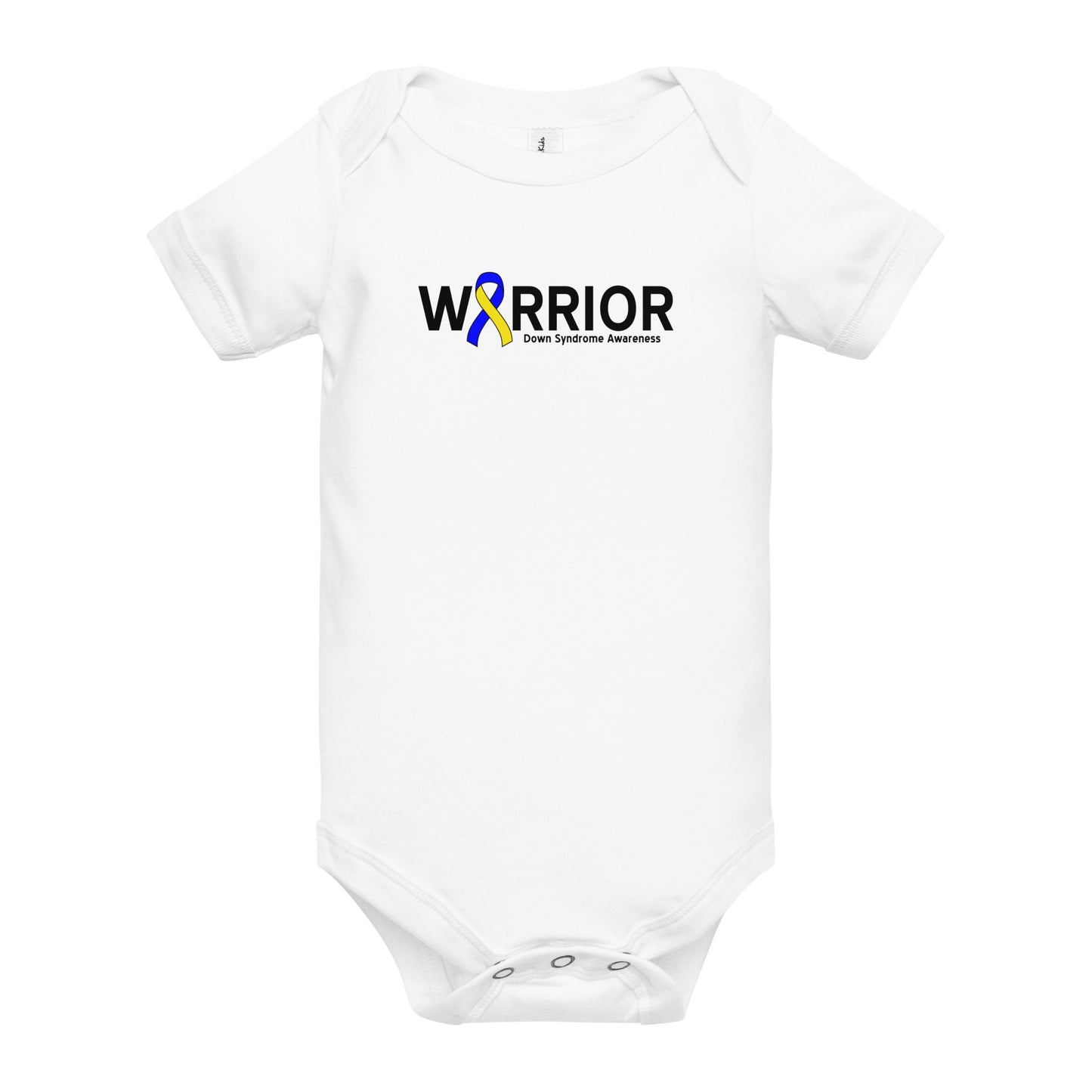 Down syndrome Warrior I Onesie