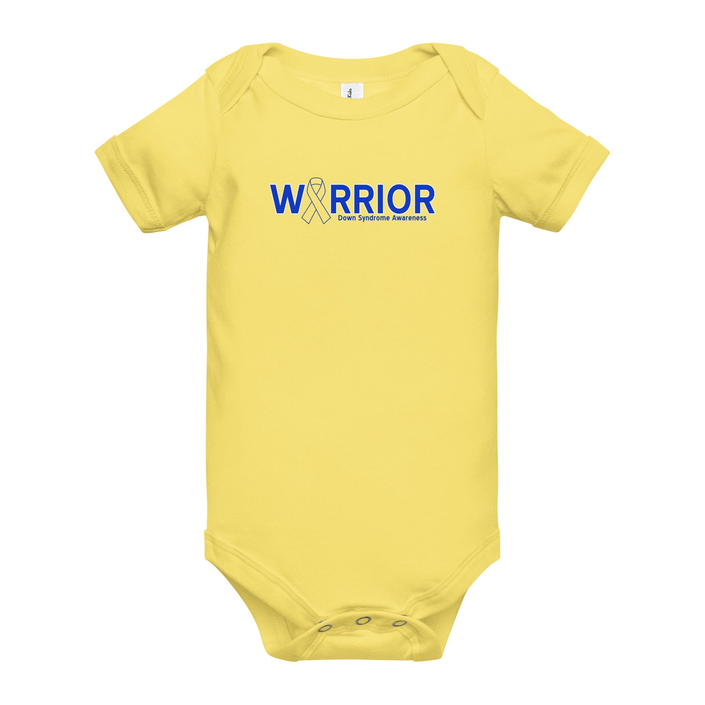 Down syndrome Warrior I Onesie