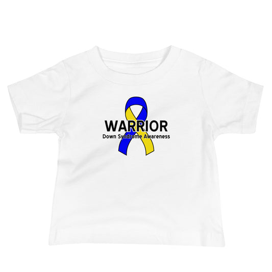 Down syndrome Warrior III Baby Tee