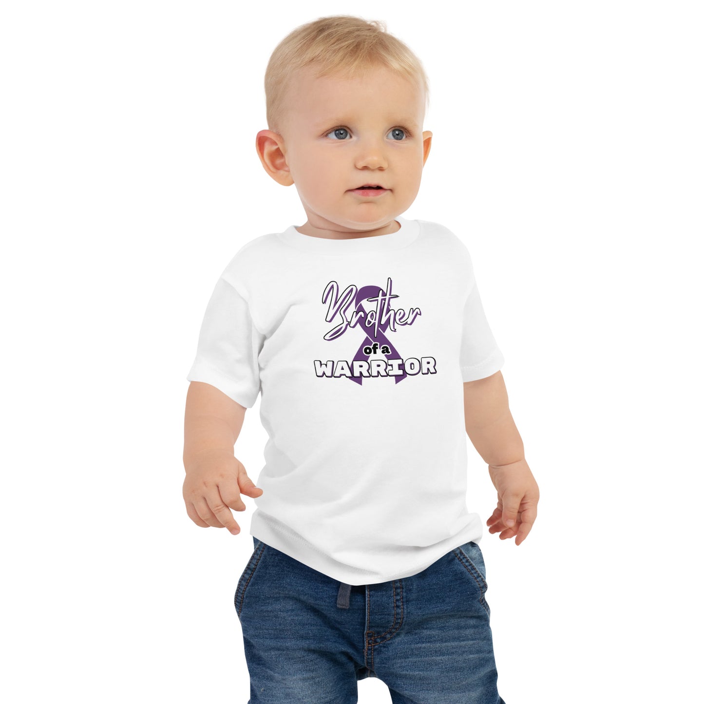 Epilepsy Brother of a Warrior Baby Tee