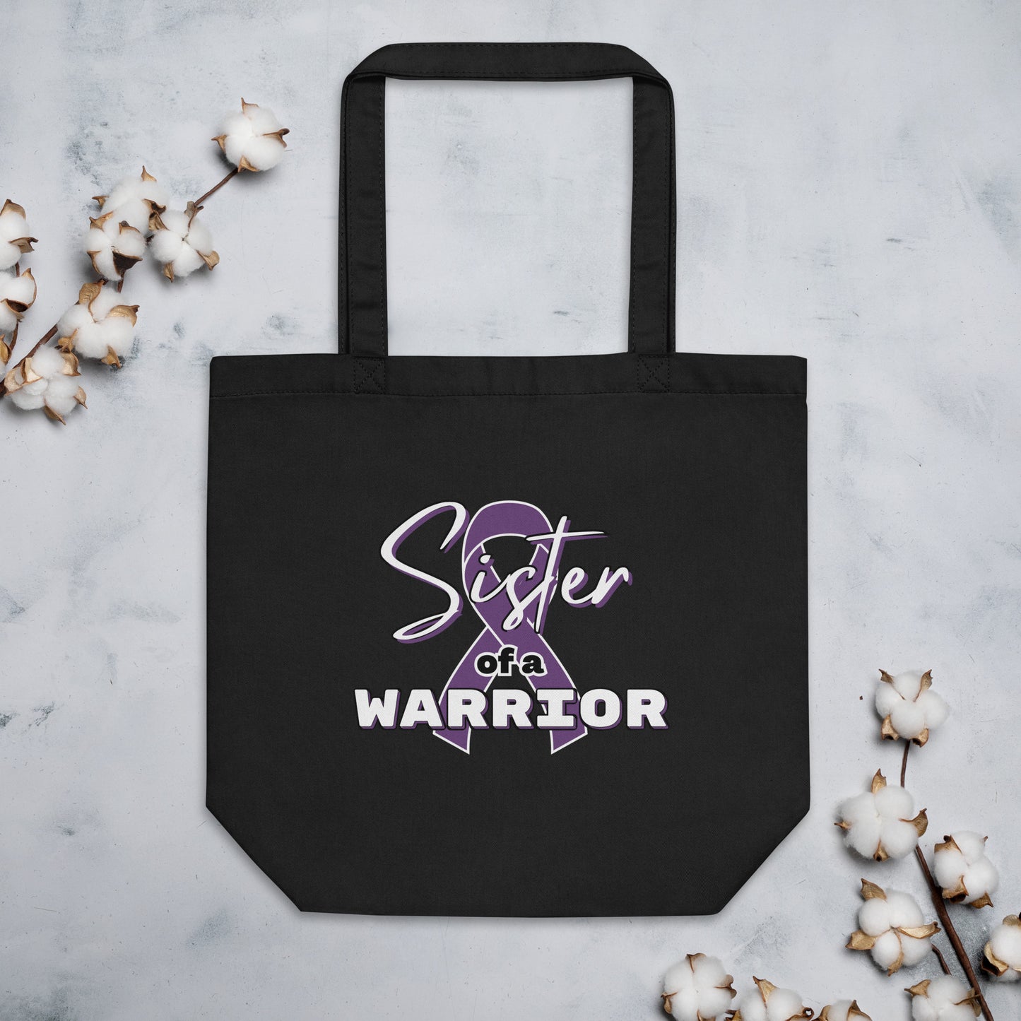 Epilepsy Sister of a Warrior Tote