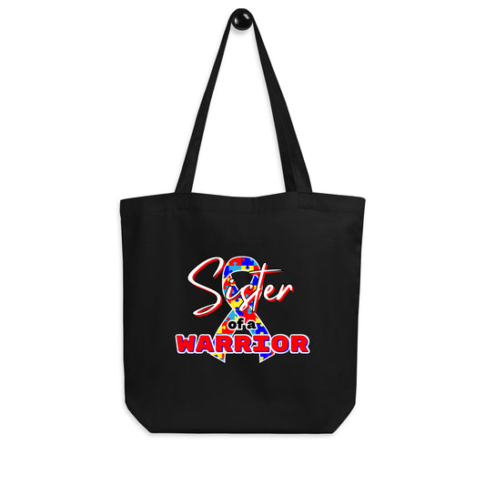 Autism Sister of a Warrior Tote