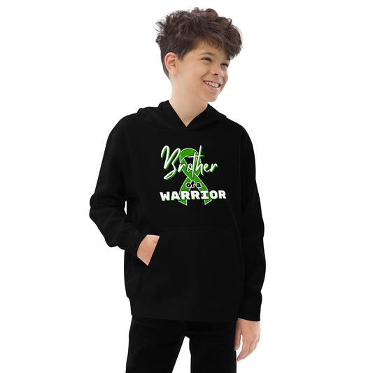 Cerebral Palsy Brother of a Warrior Kids Hoodie