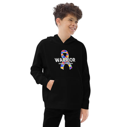 Autism Warrior Kids Shirt | Awareness Ribbon Graphic Tee for Kids Living with Autism