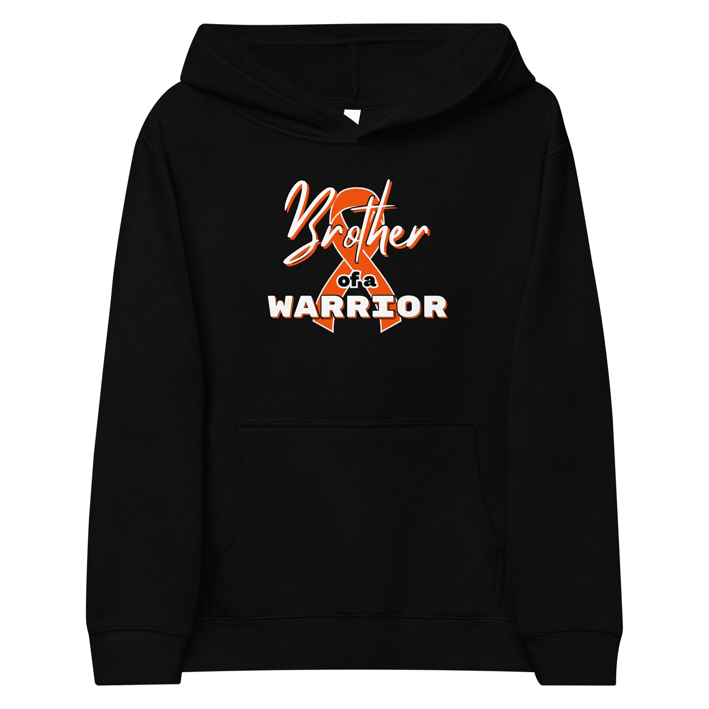 ADHD Brother of a Warrior Kids Hoodie