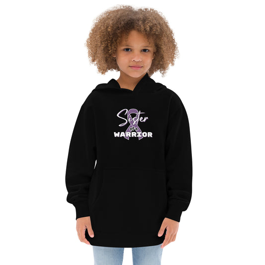 Epilepsy Sister of a Warrior Kids Hoodie