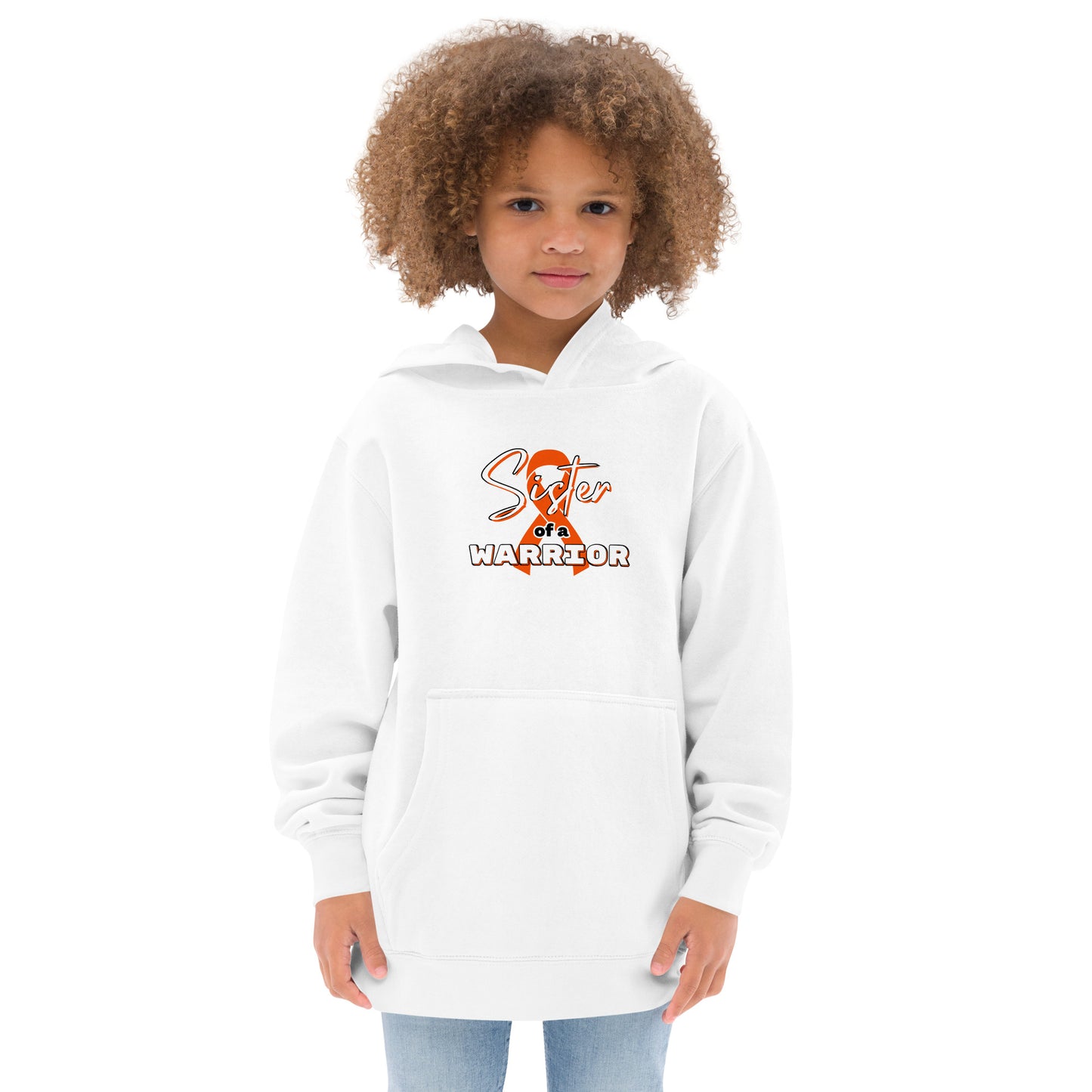 ADHD Sister of a Warrior Kids Hoodie