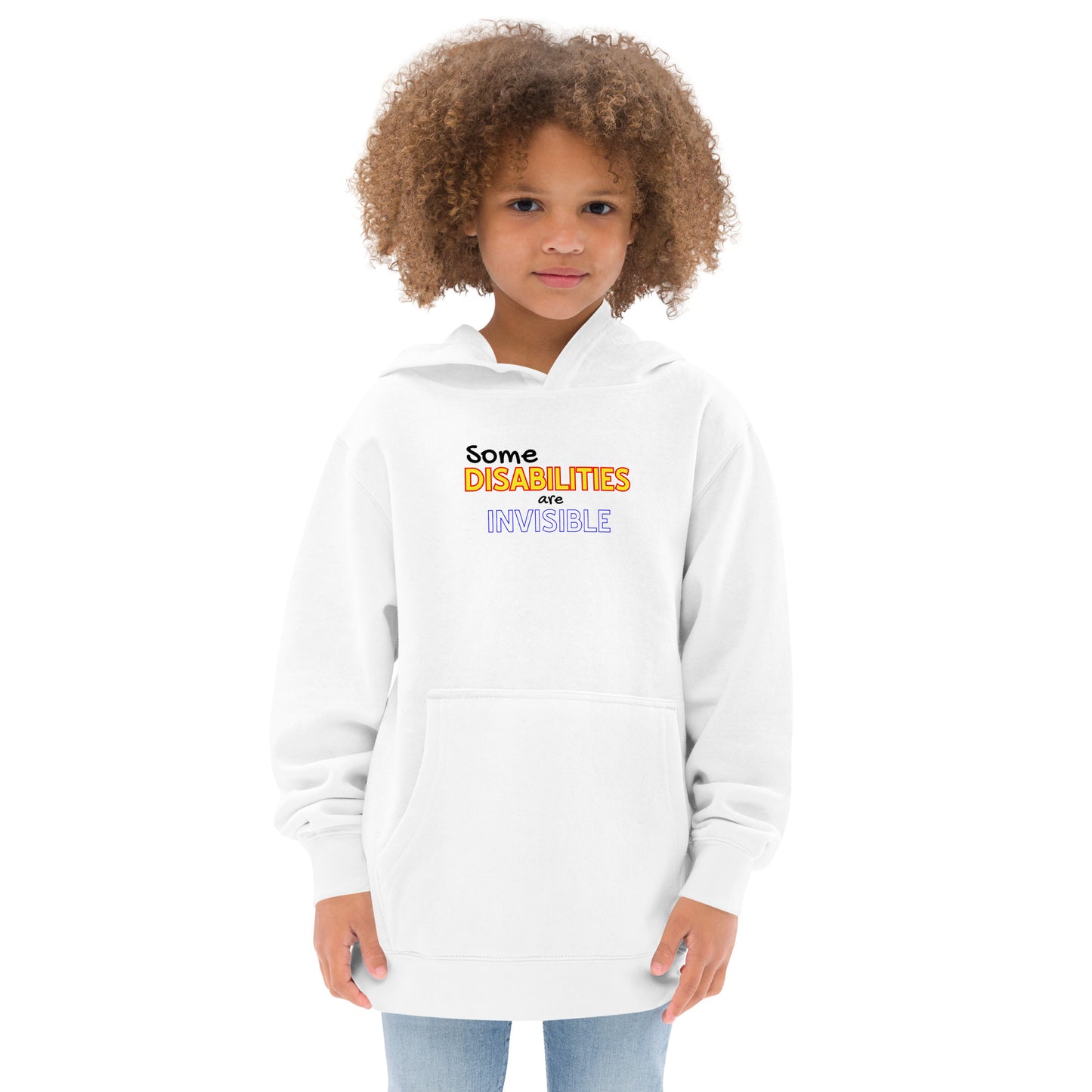 Autism Invisible Disability Kids Hoodie