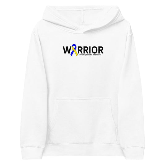 Down syndrome Warrior I Kids Hoodie