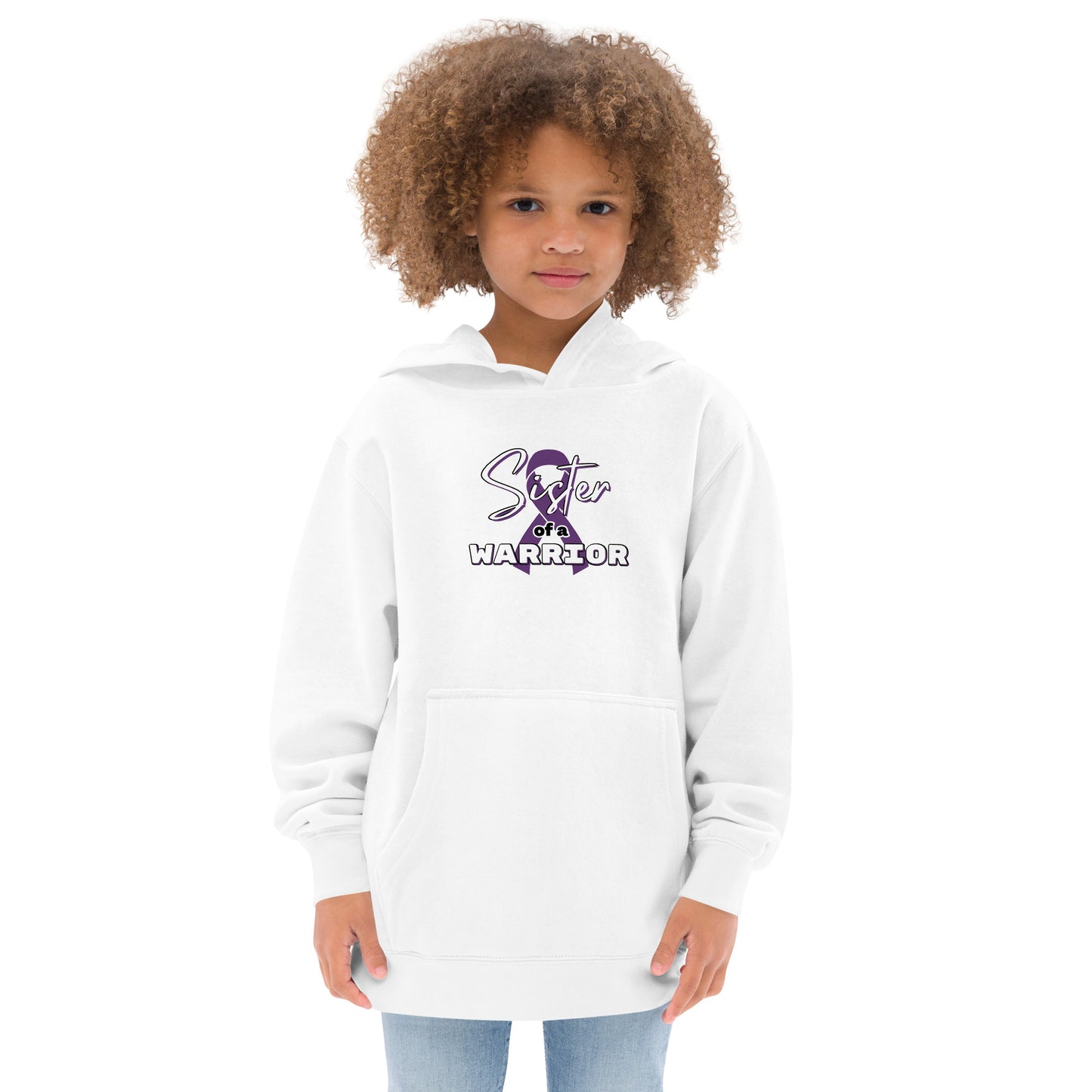 Epilepsy Sister of a Warrior Kids Hoodie