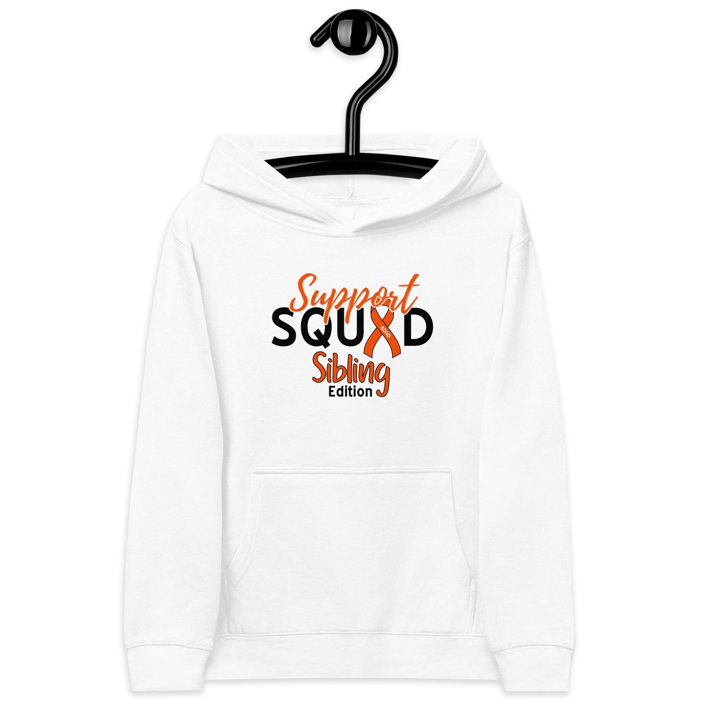 ADHD Support Squad Sibling Edition Kids Hoodie