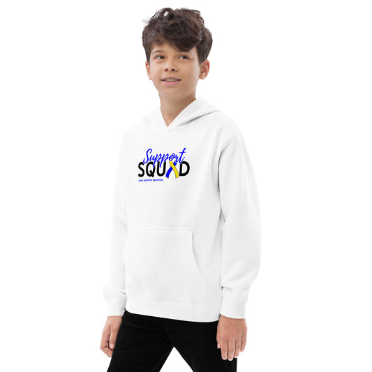 Down syndrome Support Squad Kids Hoodie