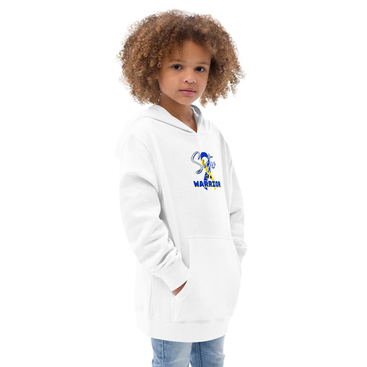 Down syndrome Sister of a Warrior Kids Hoodie