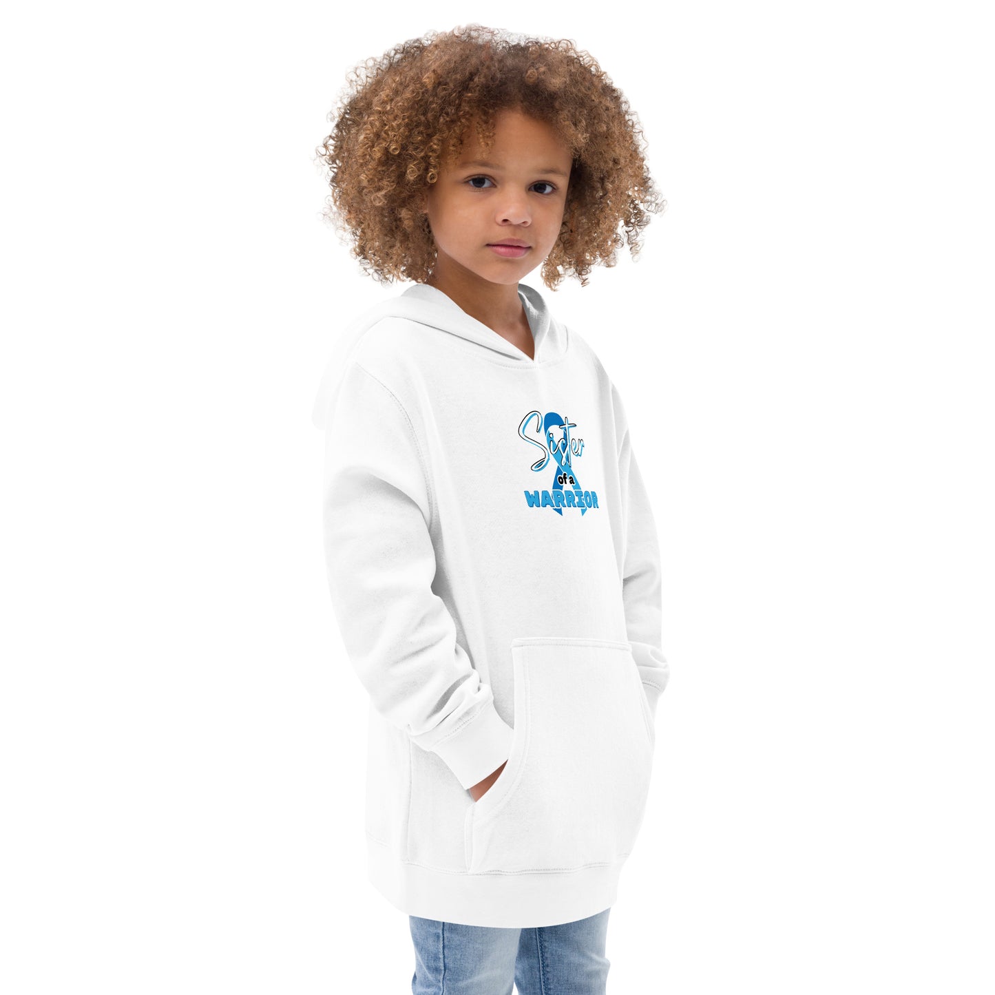 Hydrocephalus Sister of a Warrior Kids Hoodie