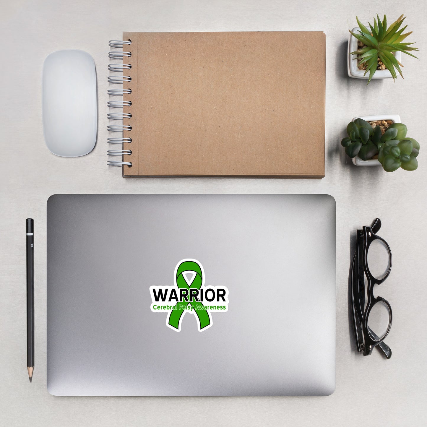 Cerebral Palsy Warrior III Vinyl Sticker