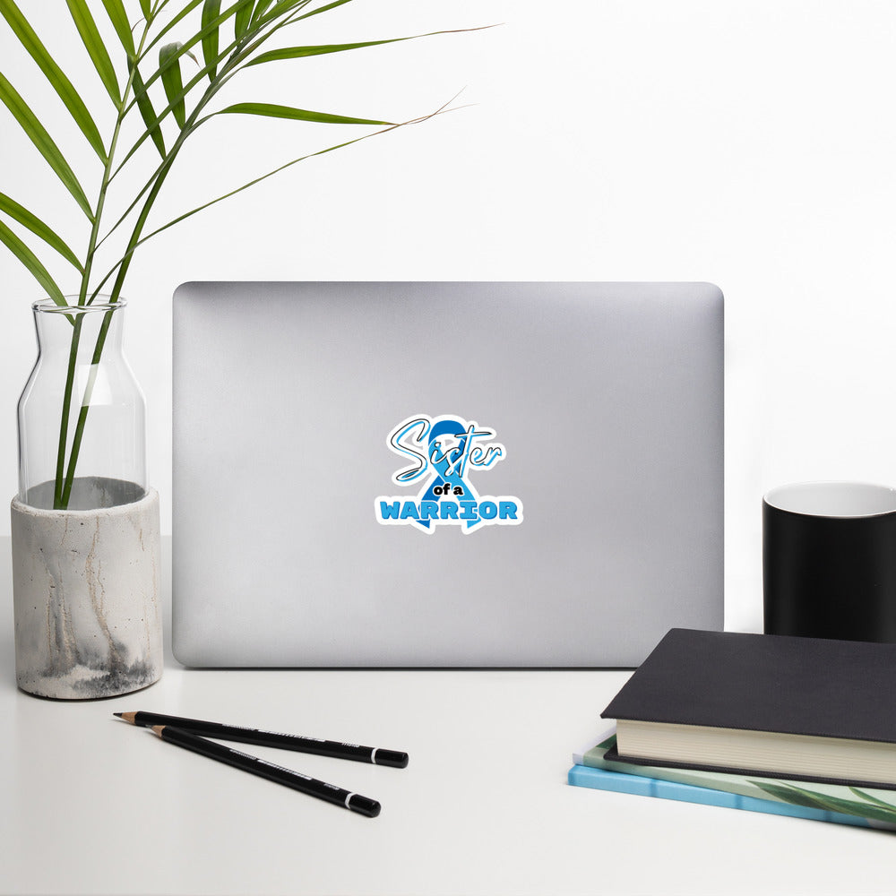 Hydrocephalus Sister of a Warrior Vinyl Sticker