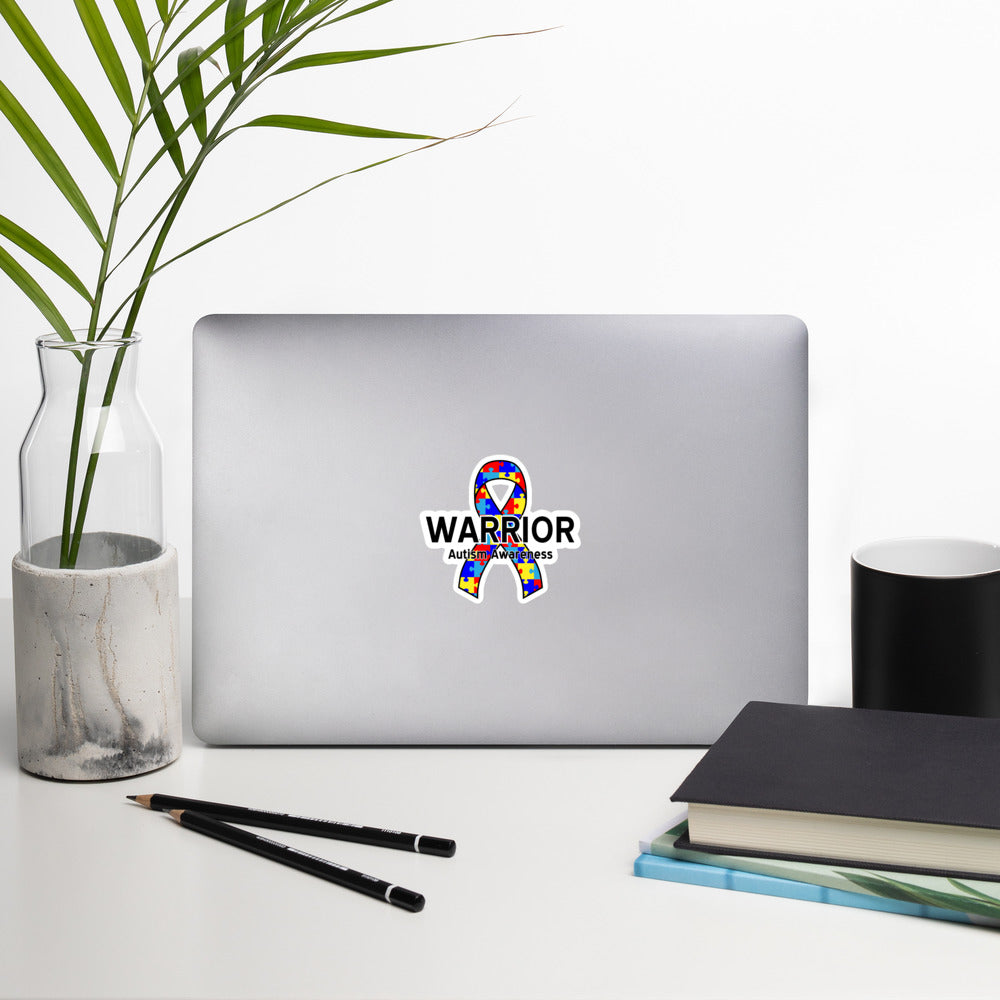 Autism Warrior III Vinyl Sticker