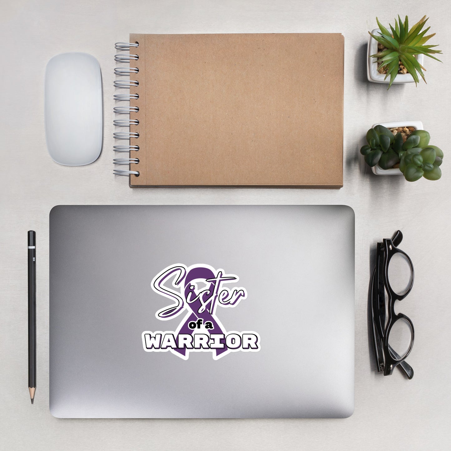 Epilepsy Sister of a Warrior Vinyl Sticker