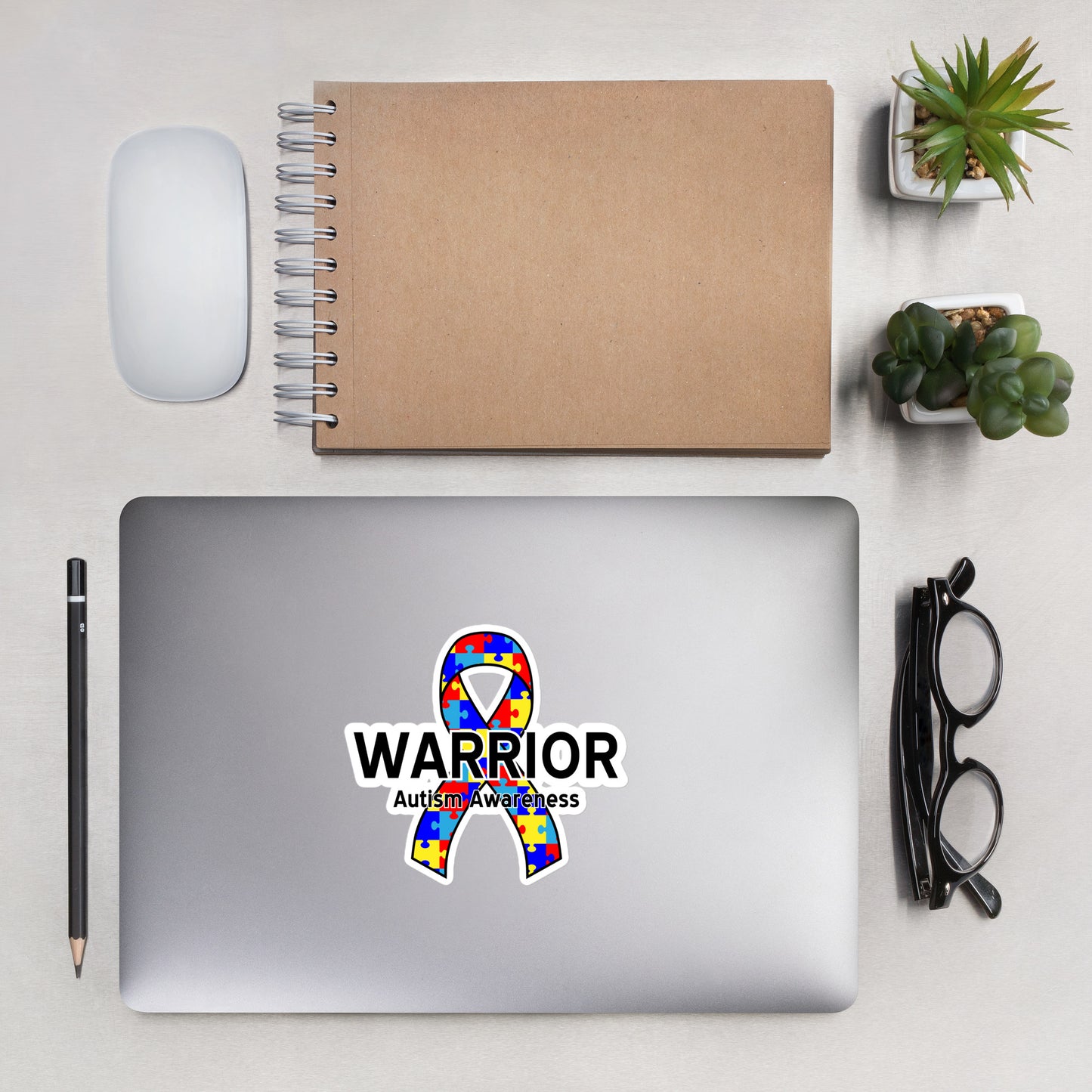 Autism Warrior III Vinyl Sticker