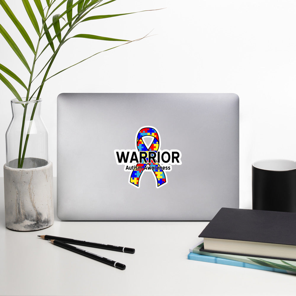 Autism Warrior III Vinyl Sticker