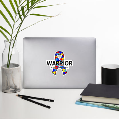 Autism Warrior Vinyl Sticker