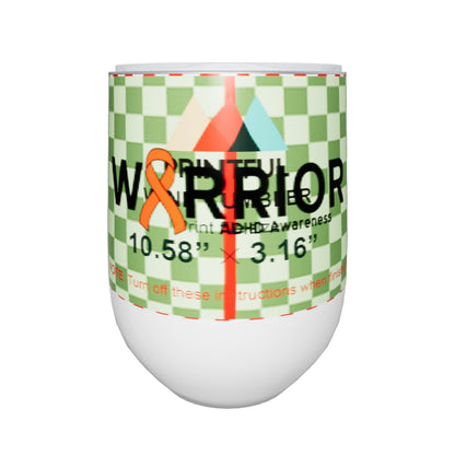 ADHD Warrior I Wine Tumbler