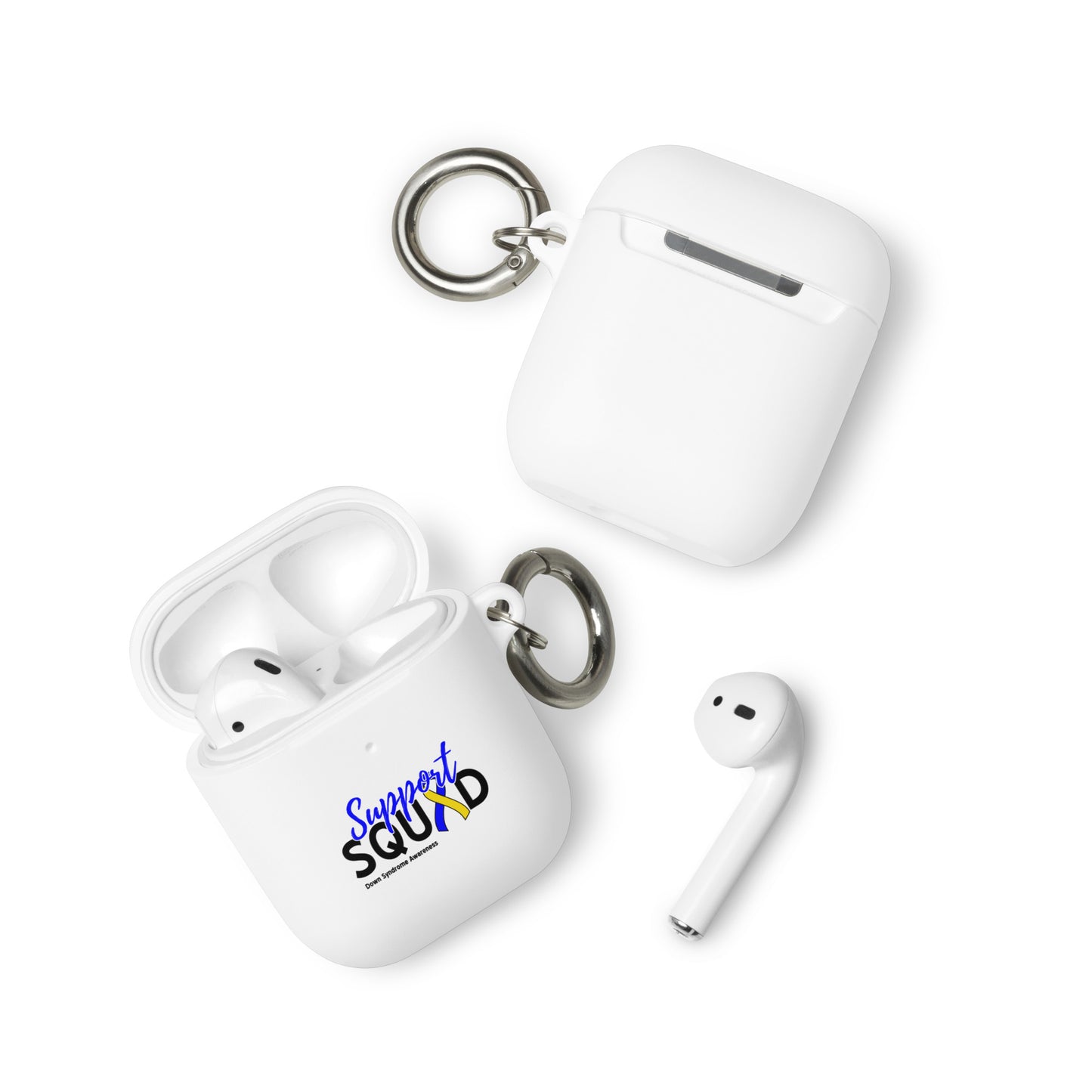 Down syndrome Support Squad Rubber Case for AirPods®