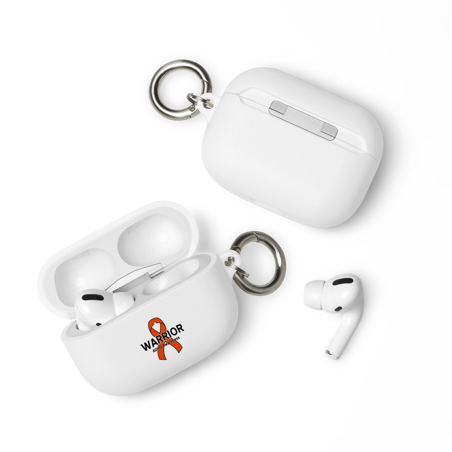 ADHD Warrior III Rubber Case for AirPods®