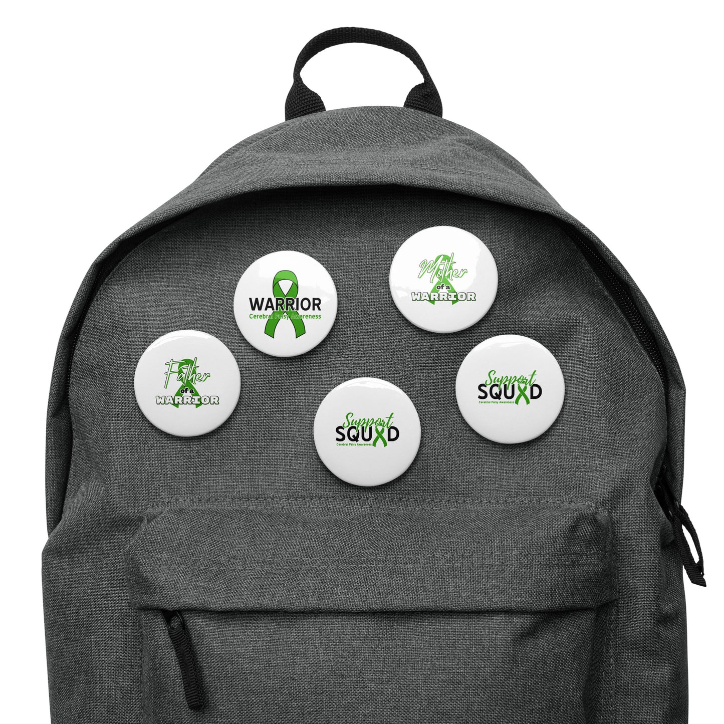 Cerebral Palsy Awareness Set of (5) Pin Buttons