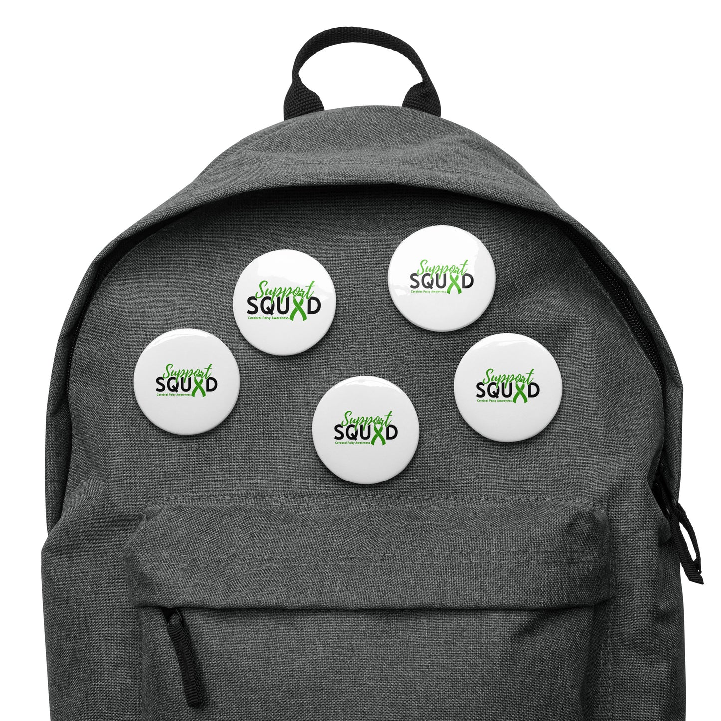 Cerebral Palsy Support Squad Set of (5) Pin Buttons