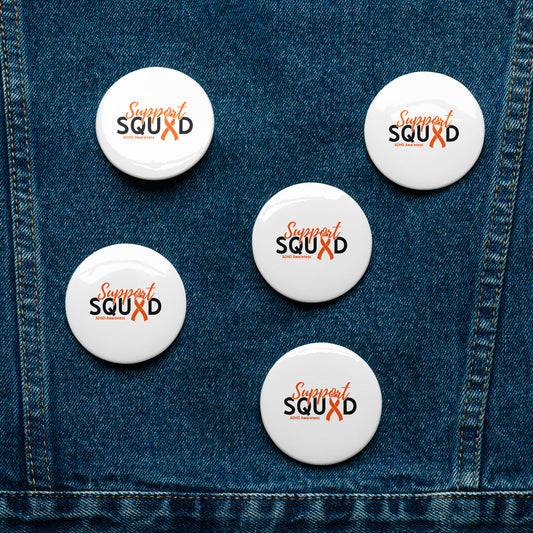 ADHD Support Squad Set of (5) Pin Buttons