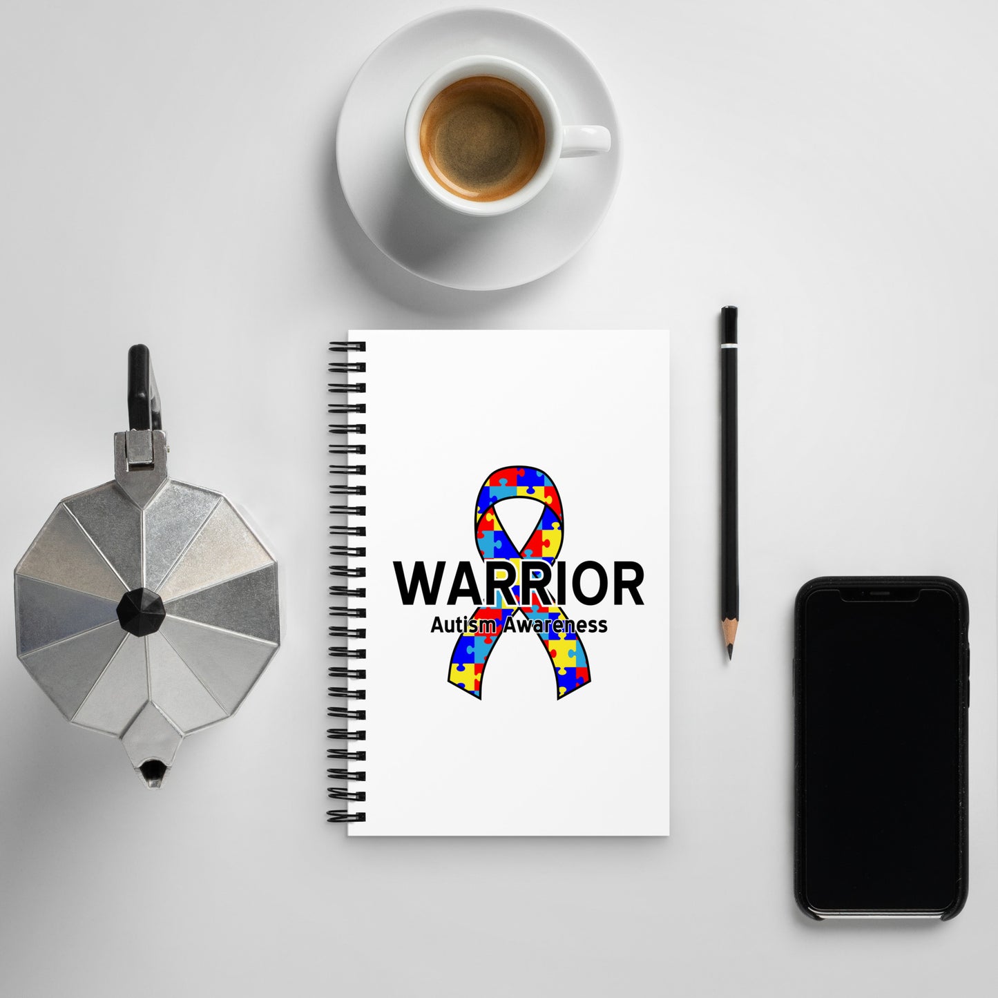 Autism Warrior III Spiral Notebook