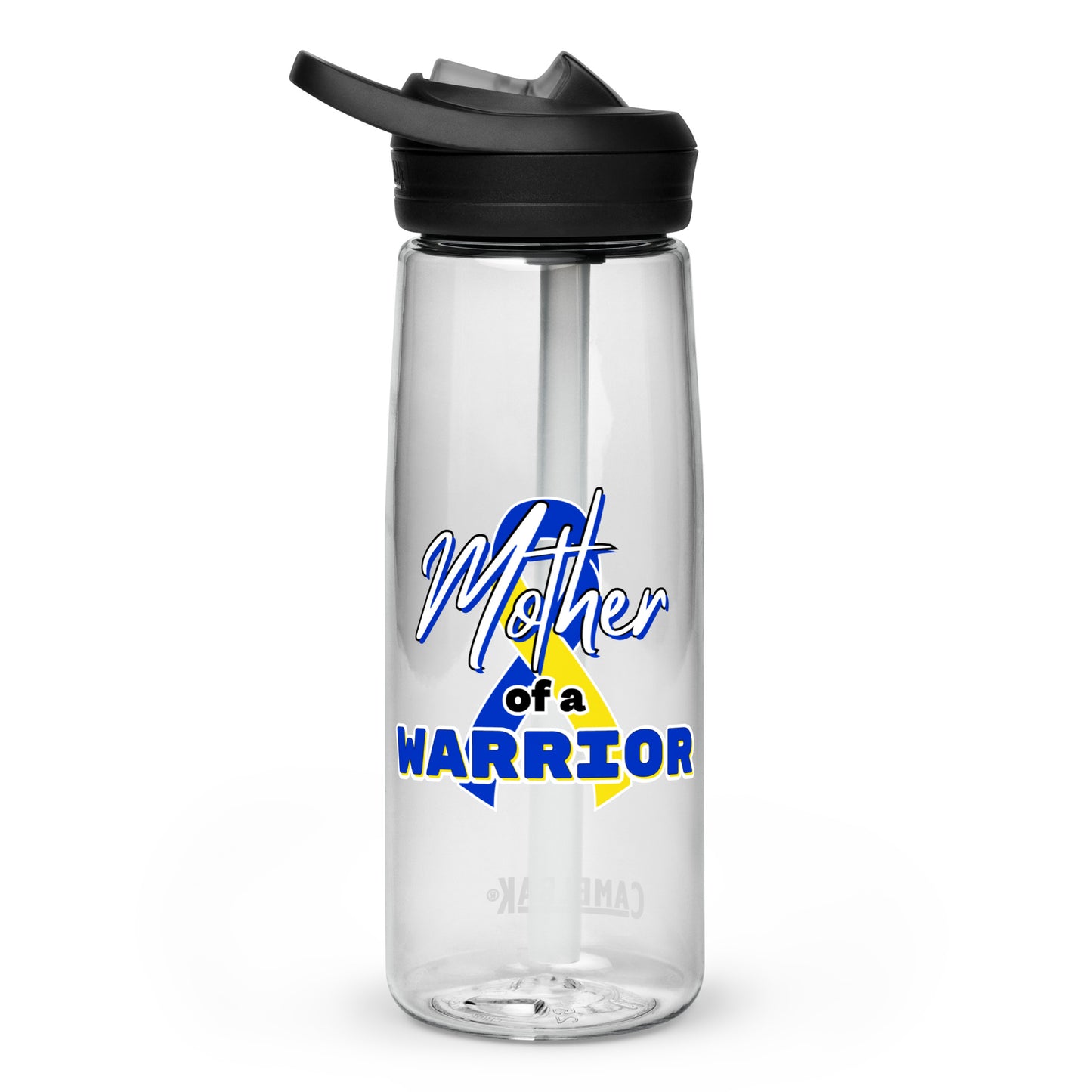 Down syndrome Mother of a Warrior Sports Bottle